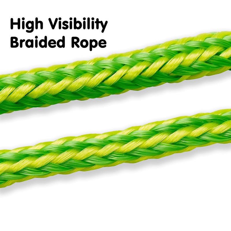Skog Ã… Kust Premium PWC Dock Lines | 2-Pack Heavy Duty Braided Ropes, 1/2'' x 7ft & 14ft Lengths, with 316 Stainless Steel Clip - Image 4